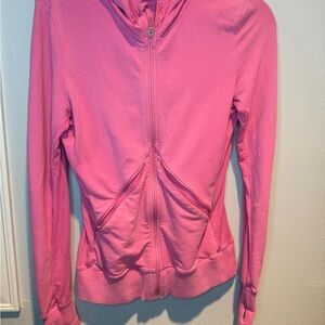 Pink Women's Zip-Up Hoodie Nike dri fit